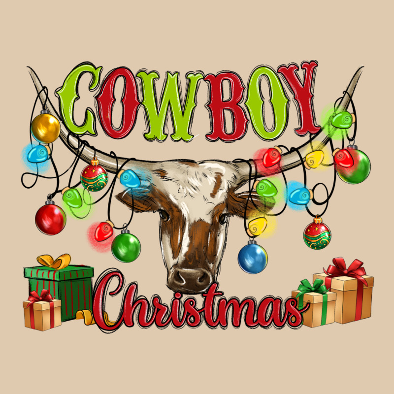 Cowboy Christmas Heavyweight Sweatshirt by MaliasSmallBusiness | Teevron
