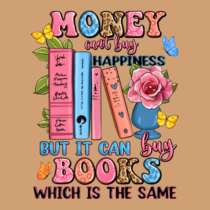 Money Can't Buy Happiness But It Can Buy Books Whi Vintage Tee by JahusDesignShop | Teevron