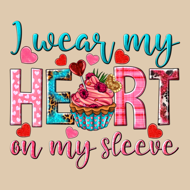 I Wear My Heart On My Sleeve Heavyweight Sweatshirt by NancyCooperArtShop | Teevron