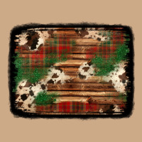 Christmas Buffalo Plaid Cowhide Background Vintage Hoodie | Teevron