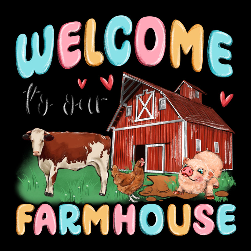 Welcome To Our Farmhouse Urban Heavy Tee by MaliasSmallBusiness | Teevron