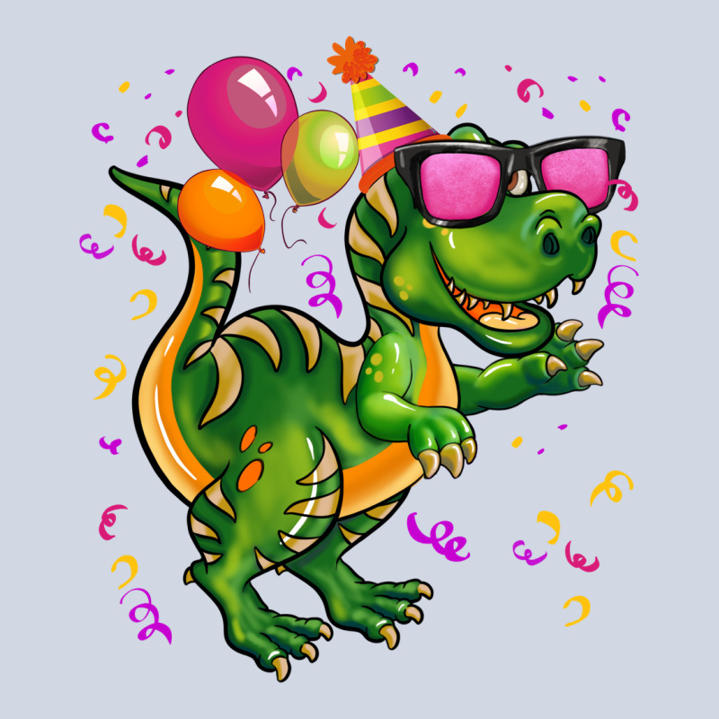 Birthday T Rex Pink Premium Sweatshirt by CowGirlArtShop | Teevron
