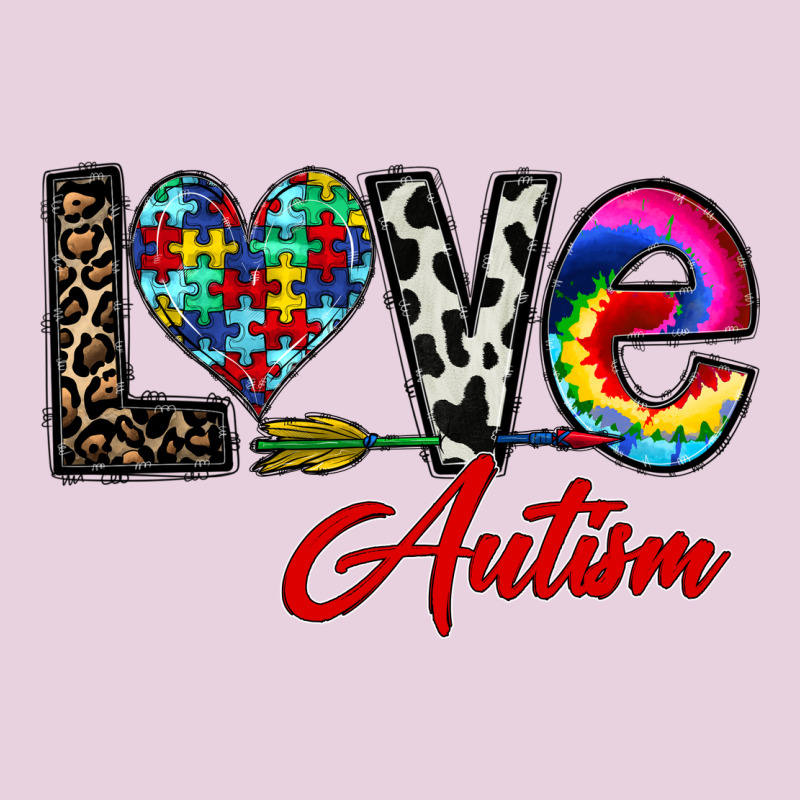 Love Autism Ladies Tee by CowhideDigitalArt | Teevron