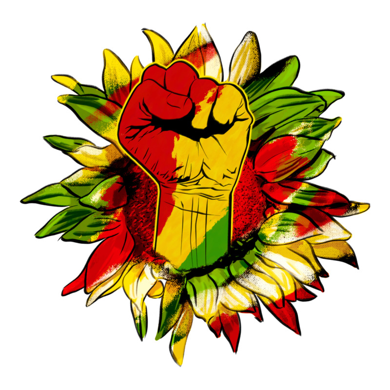 Juneteenth Sunflower Ladies Tee by HRA Design Shop | Teevron