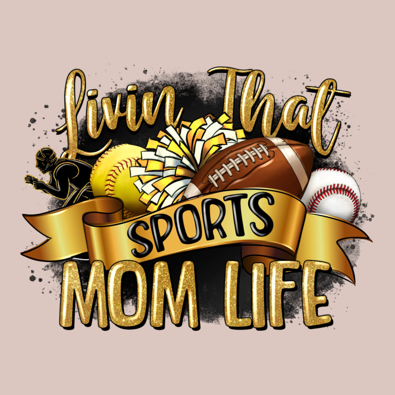 Livin That Sports Mom Life Premium Hoodie by CowGirlArtShop | Teevron