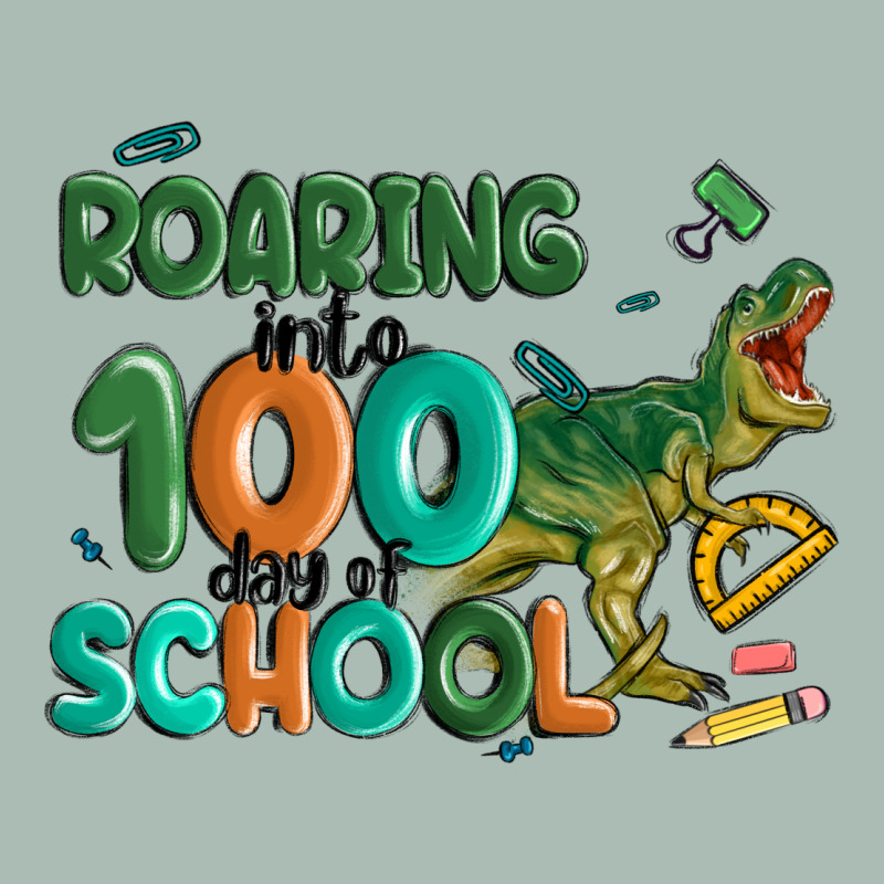 Roaring Into 100 Day Of School Classic Tee by MaliasSmallBusiness | Teevron