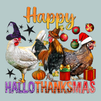 Happy Hallothanksmas Chick Heavy Core Tee | Teevron