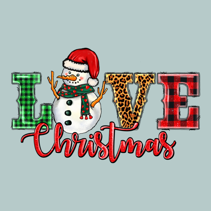 Love Christmas Snowman Heavy Core Tee by BarkalooDesign | Teevron