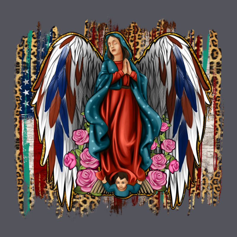 Lady Of Guadalupe 4th Of July Vintage Hoodie by Jasminsmagicworld | Teevron