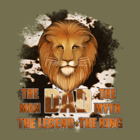 Dad The Man Cowhide Background Vintage Hoodie | Teevron