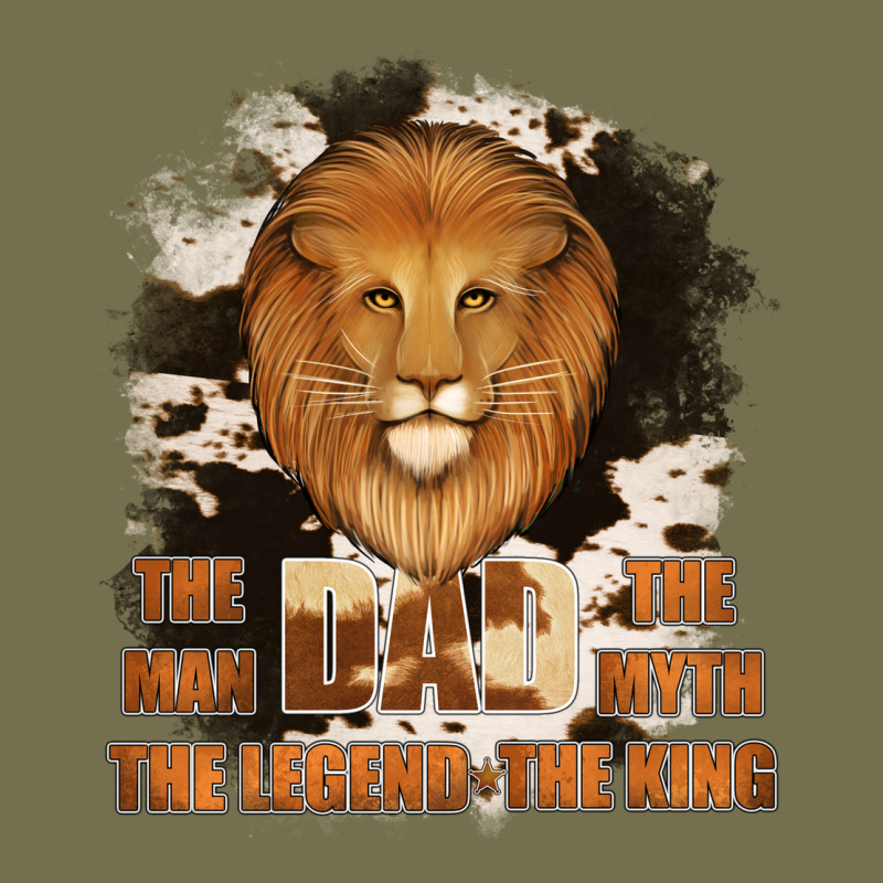 Dad The Man Cowhide Background Vintage Hoodie by Jasminsmagicworld | Teevron