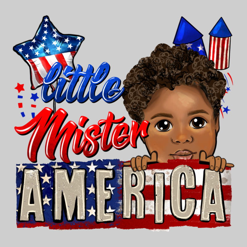 Little Mister America Black Boy Premium Sweatshirt by CowGirlArtShop | Teevron
