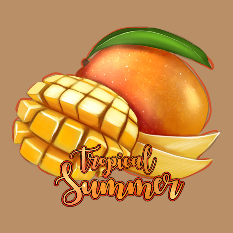 Mango Tropical Summer Vintage Hoodie by Jasminsmagicworld | Teevron