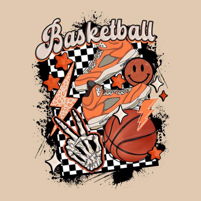 Checkered Retro Basketball Heavyweight Sweatshirt by MaliasSmallBusiness | Teevron