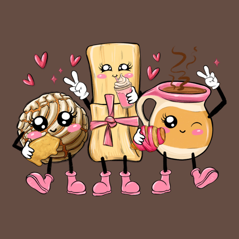 Mexican Pan Dulce Cartoon Characters Long Sleeve Tee by MaliasSmallBusiness | Teevron