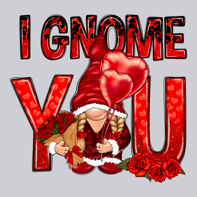 I Gnome You With Roses Heavyweight Sweatshirt by NancyCooperArtShop | Teevron