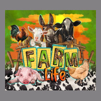 Farm Life With Animals Heavyweight Hoodie | Teevron