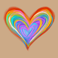 Watercolor Pride Heart Vintage Hoodie | Teevron