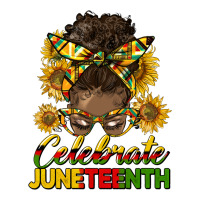 celebrate juneteenth black woman bun | Teevron