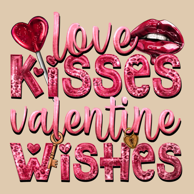 Love Kisses Valentine Wishes Heavyweight Sweatshirt by NancyCooperArtShop | Teevron