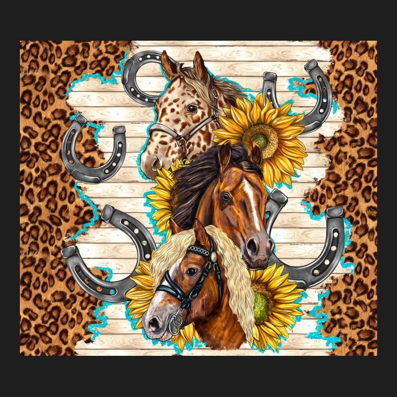 Horses With Sunflowers Heavyweight Hoodie by TumblerDesignByShophia | Teevron