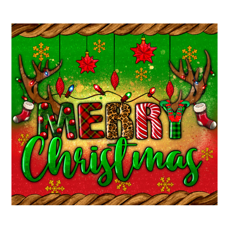 Merry Christmas Tumbler Premium Tee by BundleAndBundleShop | Teevron