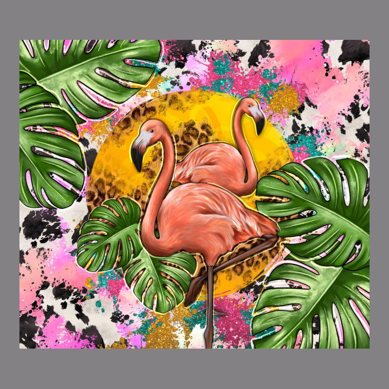 Flamingo With Leopard Heavyweight Hoodie by TumblerDesignByShophia | Teevron