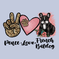 Peace Love French Bulldog Long Sleeve Tee | Teevron