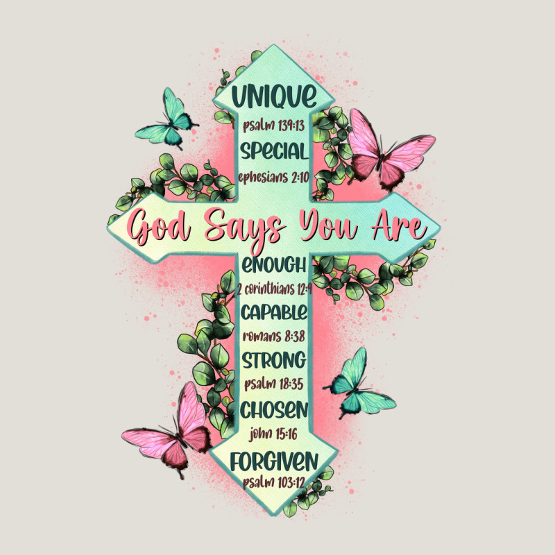 God Says You Are Cross Heavy Core Tee by JahusDesignShop | Teevron