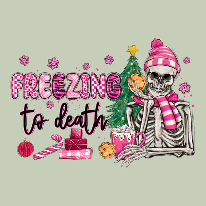 Freezing To Death Skeleton Long Sleeve Tee by MaliasSmallBusiness | Teevron