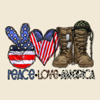 Peace Love America Ladies Tee | Teevron