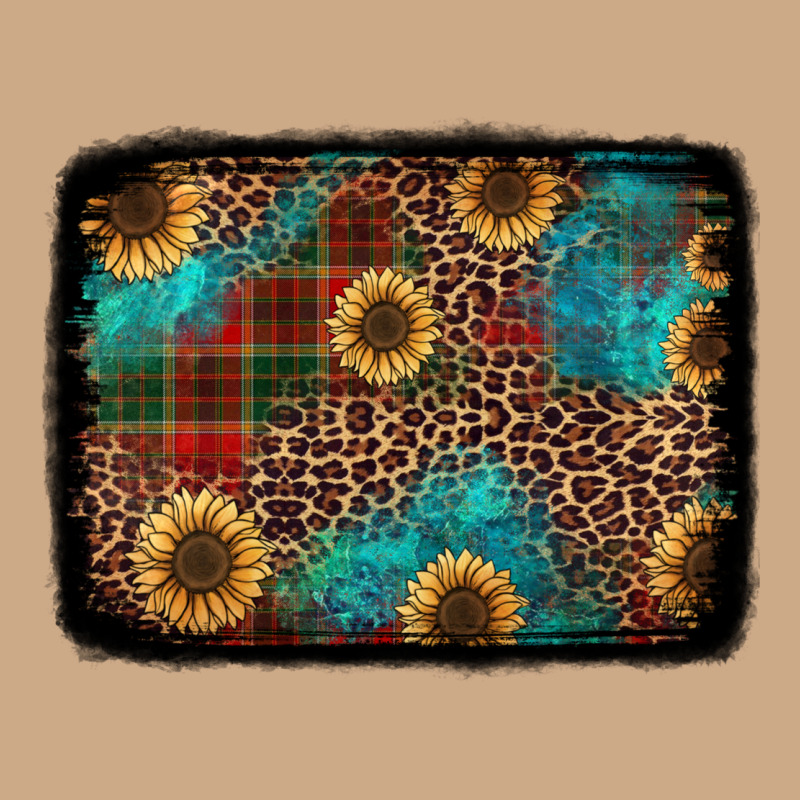 Christmas Sunflowers And Buffalo Plaid Background Vintage Hoodie by Jasminsmagicworld | Teevron