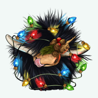 Christmas Black Angus Gnome Premium Hoodie | Teevron