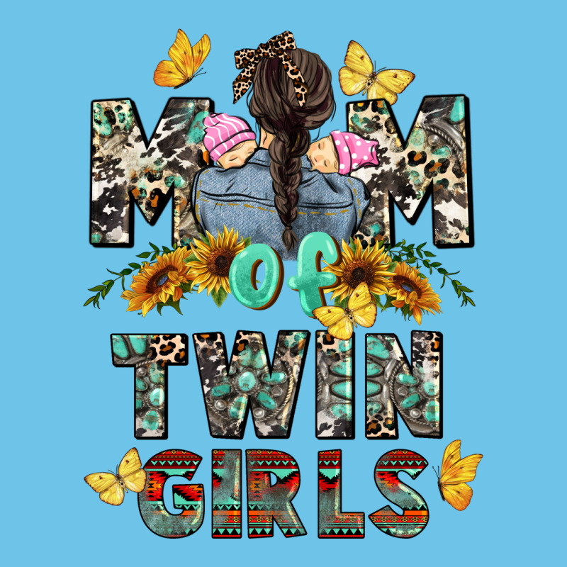 Mom Of Twin Girls Mother's Day Premium Sweatshirt by CowGirlArtShop | Teevron