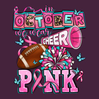 In October We Wear Cheer Pink Football Premium Tee | Teevron