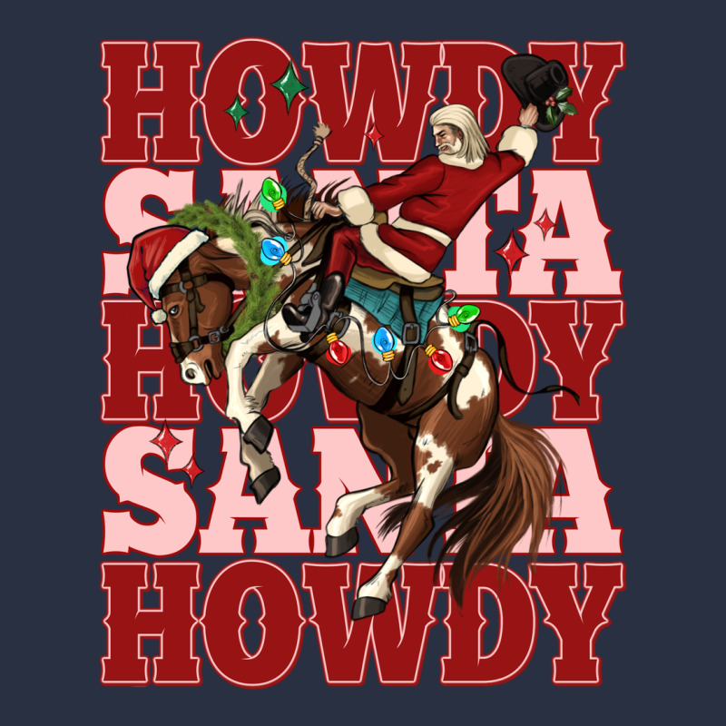 Howdy Santa Cowboy Christmas Heavyweight Sweatshirt by MaliasSmallBusiness | Teevron