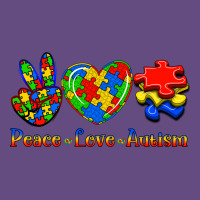 Peace Love Autism Vintage Hoodie | Teevron