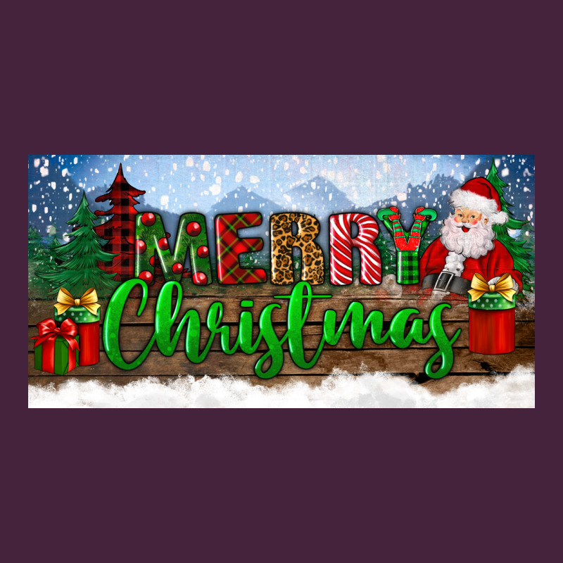 Merry Christmas With Santa Claus License Plate Premium Tee by BundleAndBundleShop | Teevron