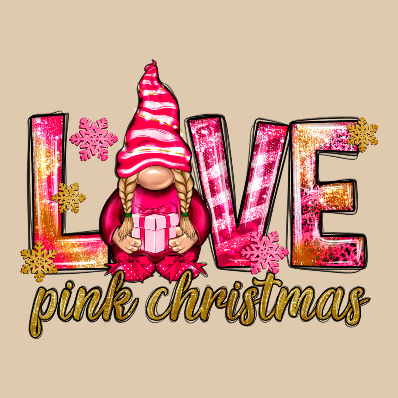 Love Pink Christmas Gnome Heavyweight Sweatshirt by NancyCooperArtShop | Teevron