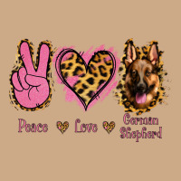 Peace Love German Shepherd Vintage Hoodie | Teevron