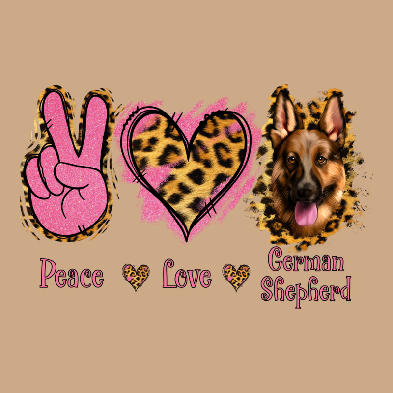 Peace Love German Shepherd Vintage Hoodie by Jasminsmagicworld | Teevron