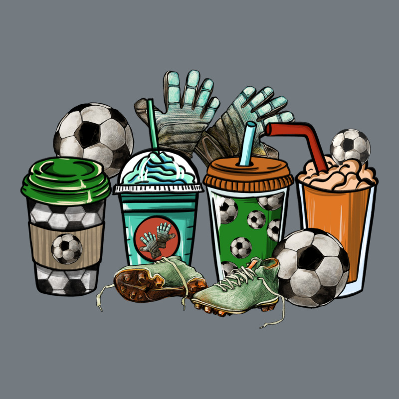 Soccer Coffee Cups Heavyweight Sweatshirt by NancyCooperArtShop | Teevron