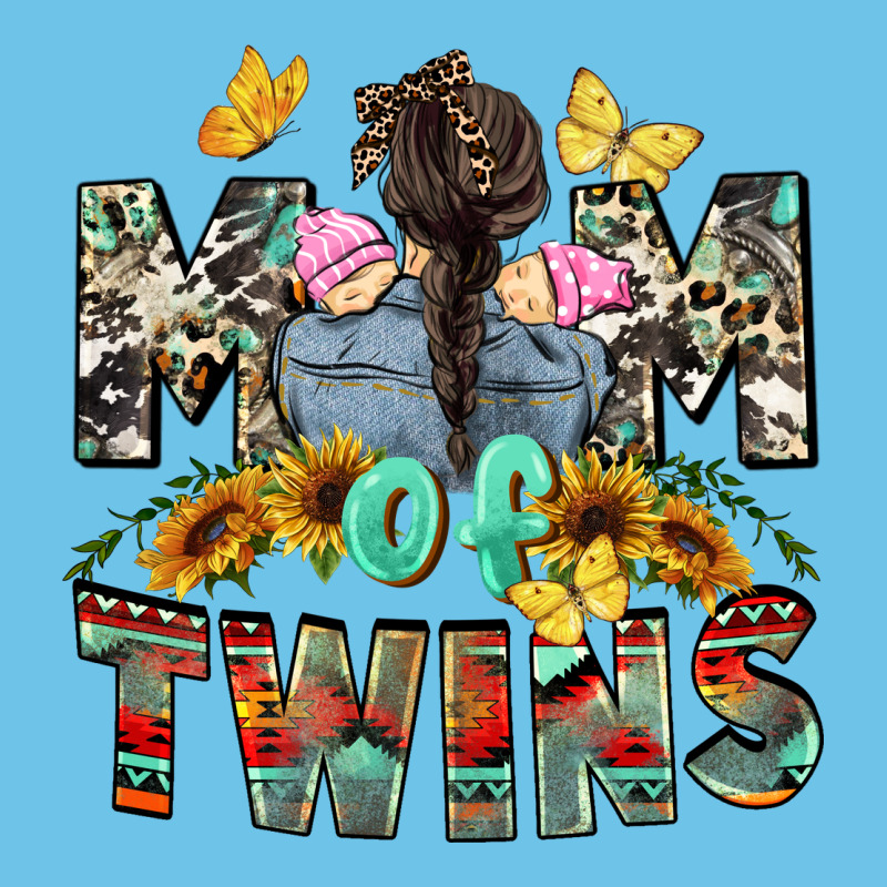 Mom Of Twins Girls Mother's Day Premium Sweatshirt by CowGirlArtShop | Teevron