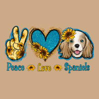 Peace Love Cocker Spaniel Vintage Hoodie | Teevron