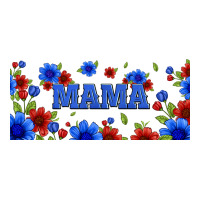 floral american mama 16oz libbey cup | Teevron