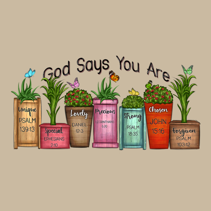 God Says You Are Unique Long Sleeve Tee by MaliasSmallBusiness | Teevron