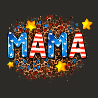Usa Mama  Leopard Background Heavy Core Tee | Teevron