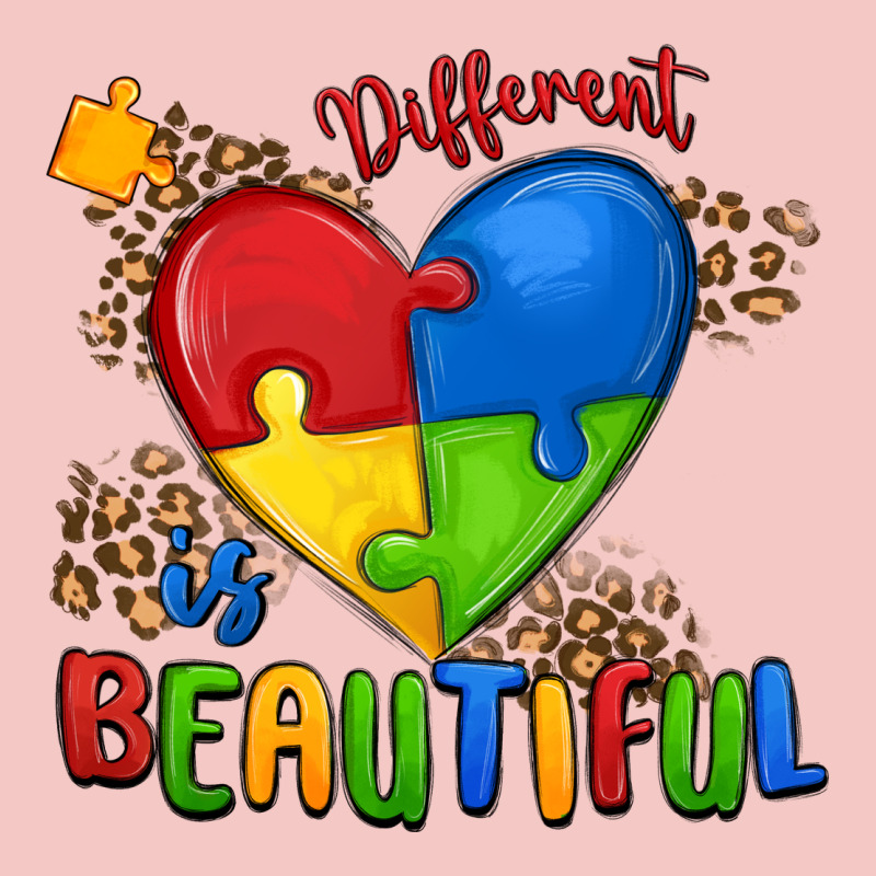 Different Is Beautiful Autism Urban Heavy Tee by MaliasSmallBusiness | Teevron
