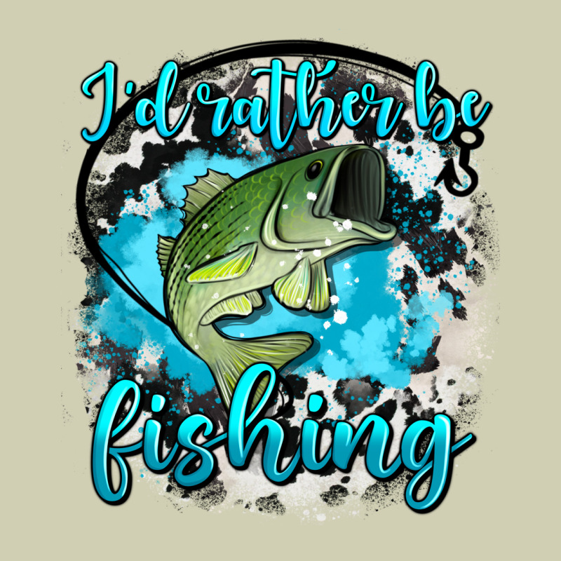 I D Rather Be Fishing Heavy Core Tee by AdoDesignShop | Teevron