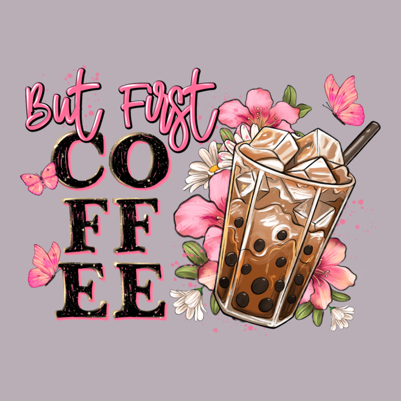 But First Coffee Floral Vintage Tee by JahusDesignShop | Teevron